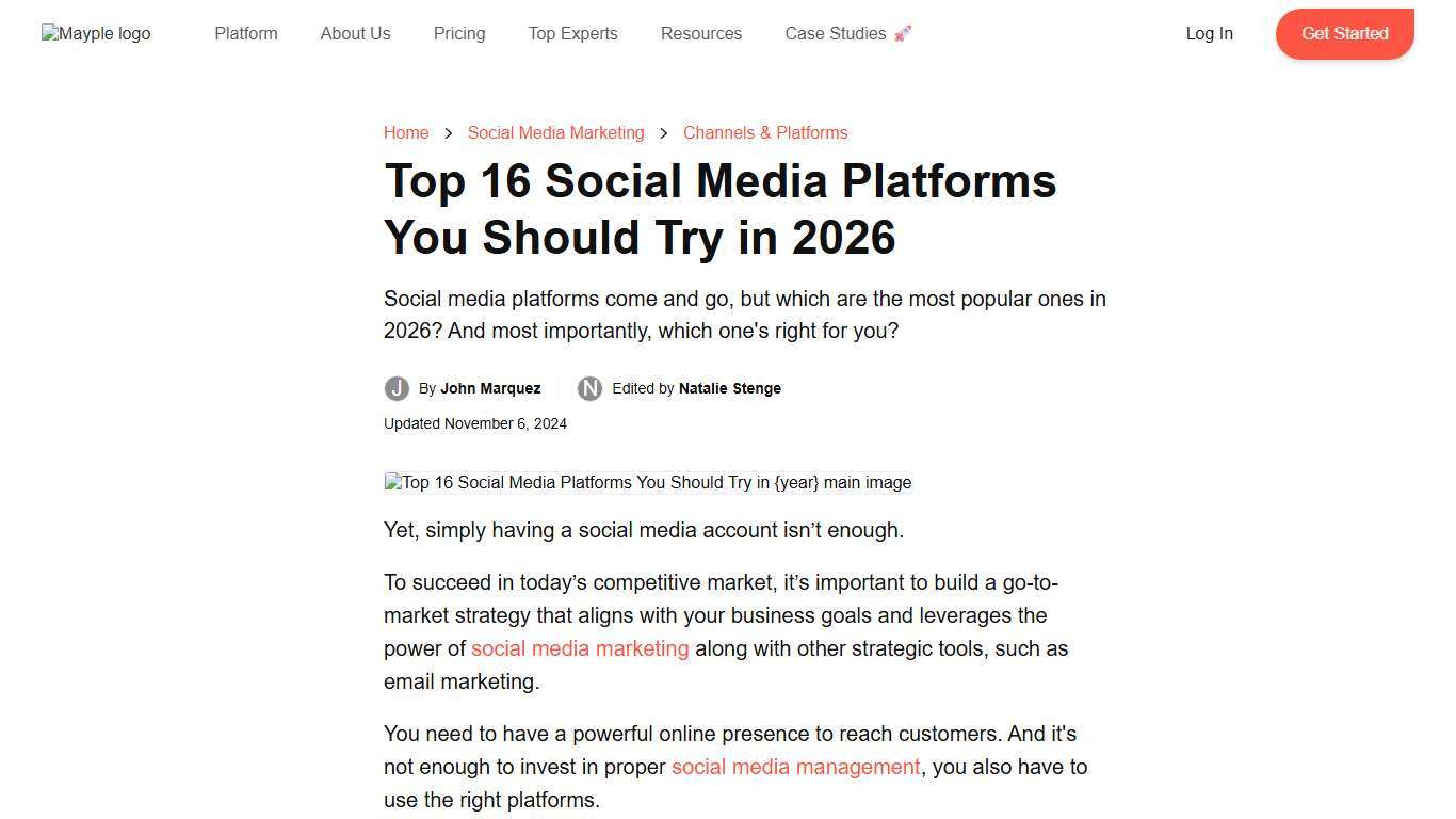 Top 16 Social Media Platforms You Should Try in 2026